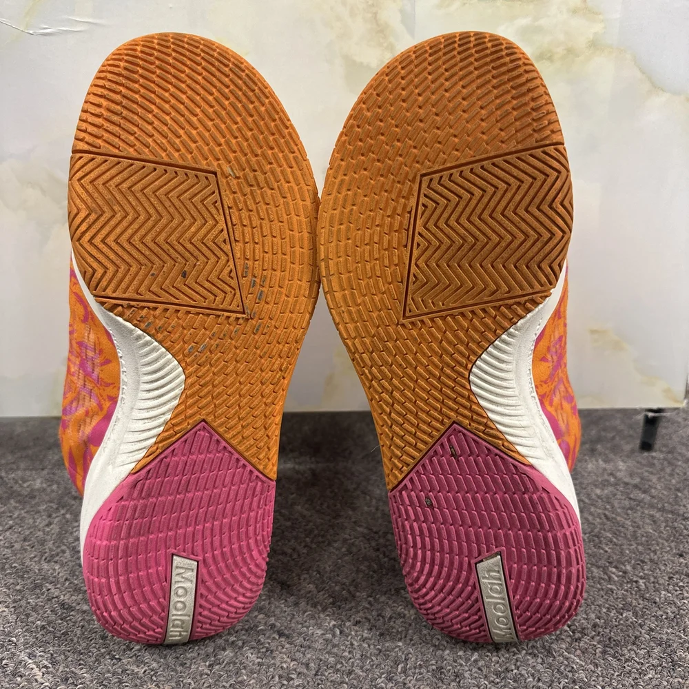 Women's Athletic Shoes - Pink and Orange - Picture 4 of 5